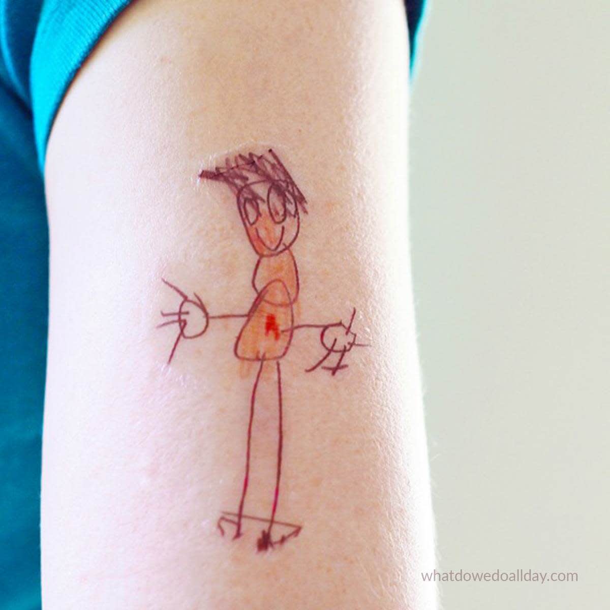 Invent It! Body Sticker Temporary Tattoo Kit Kids Create Your Own