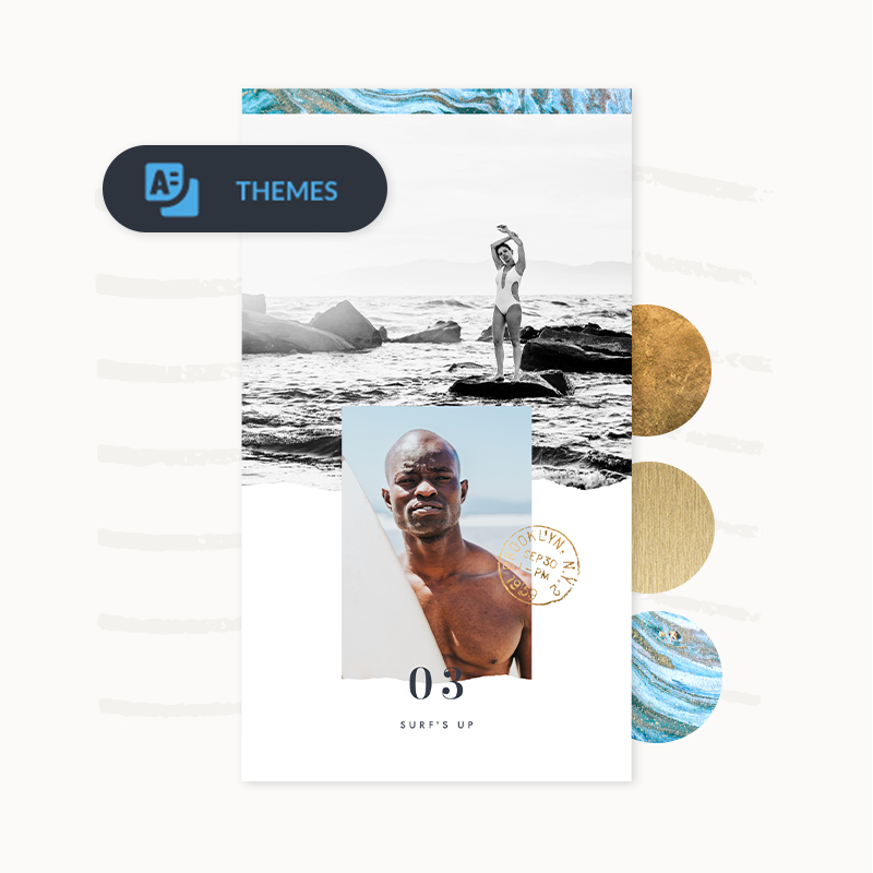 Use themes to make branding and designing easy and fast