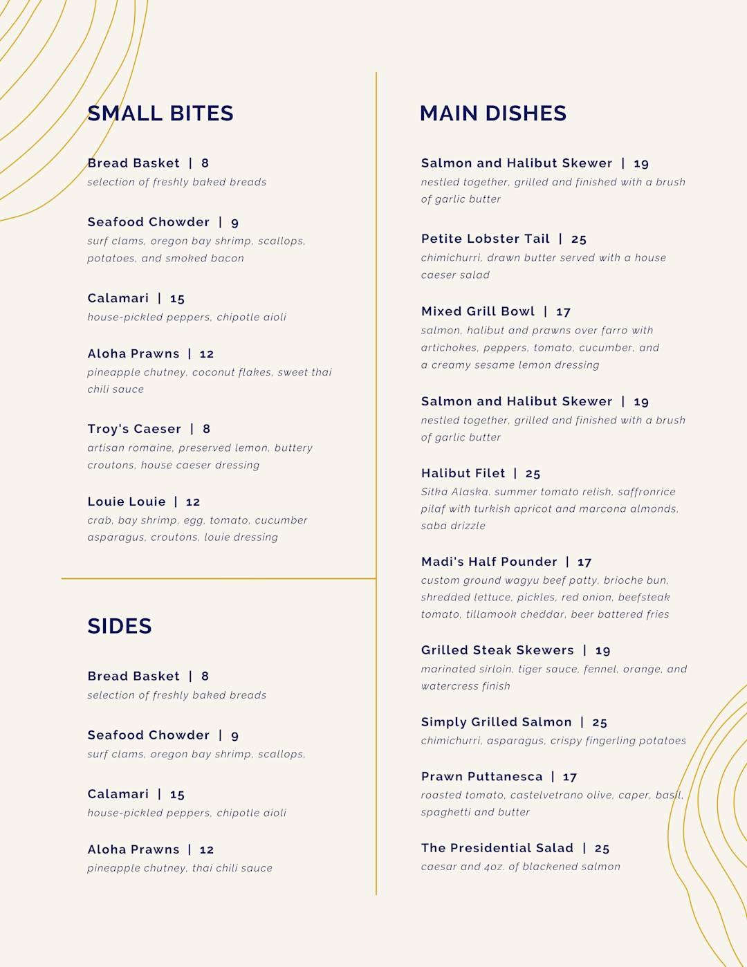 Menu Templates | Create Multi-Page Menus | PicMonkey
