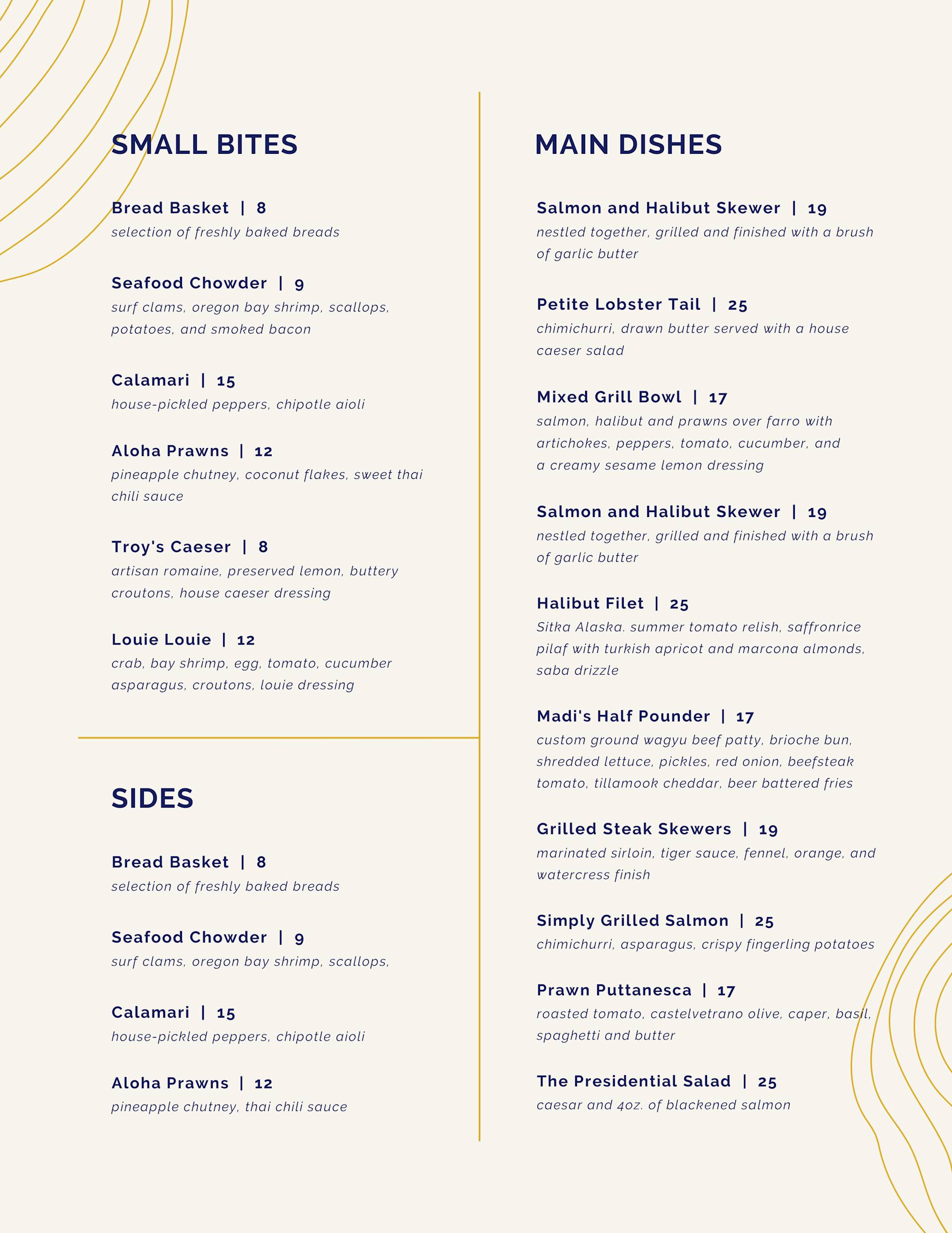 Menu Templates | Create Multi-Page Menus | PicMonkey