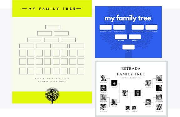 Family tree Maker templates