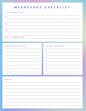 PicMonkey daily schedule maker template