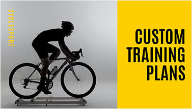 Cyclist Facebook cover with black and white image and yellow block for text.