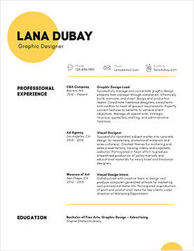 lana-dubay-resume-template
