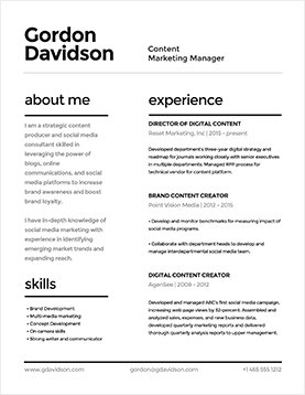 gordon-davidson-resume-template