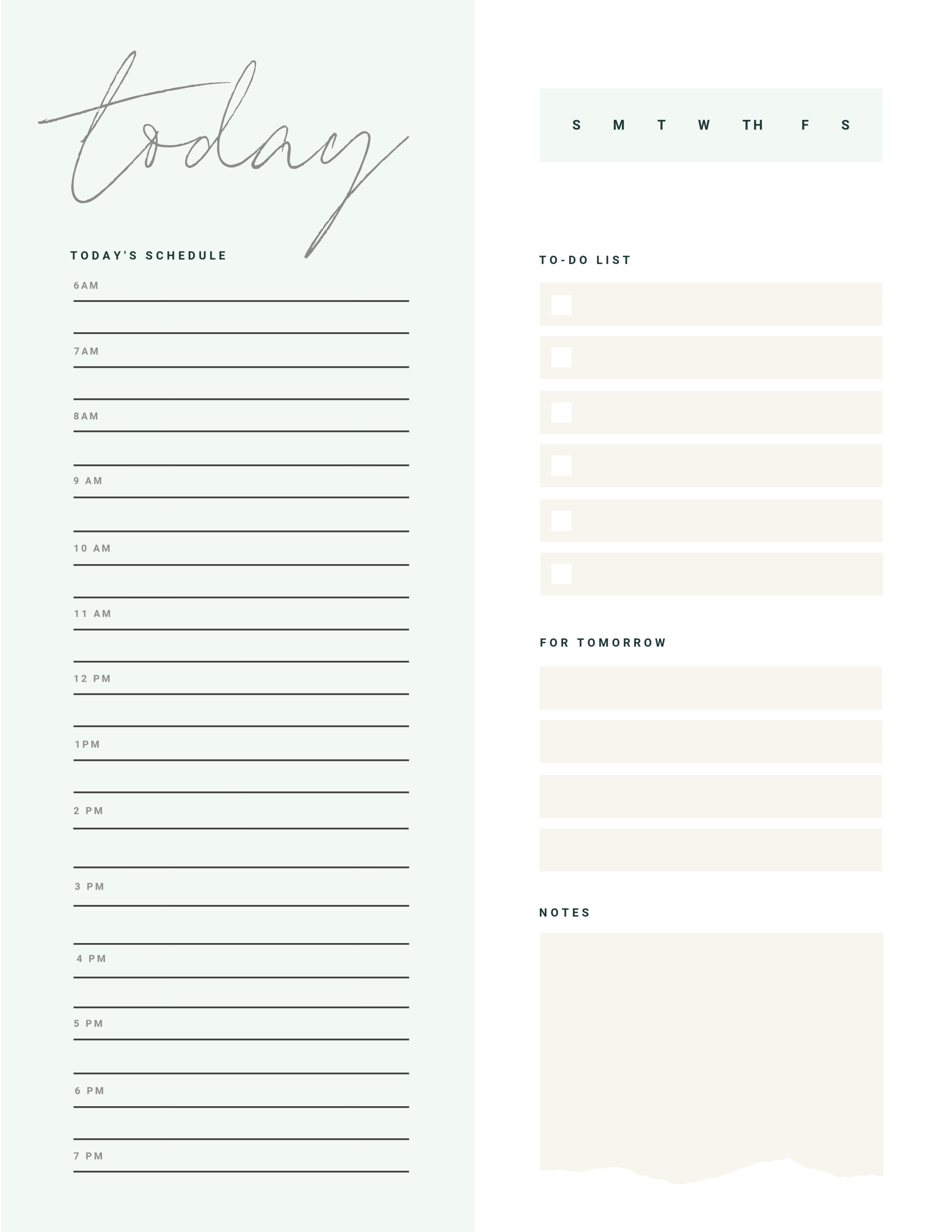 Checklist template with script font at PicMonkey