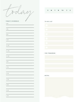 Checklist template with script font at PicMonkey