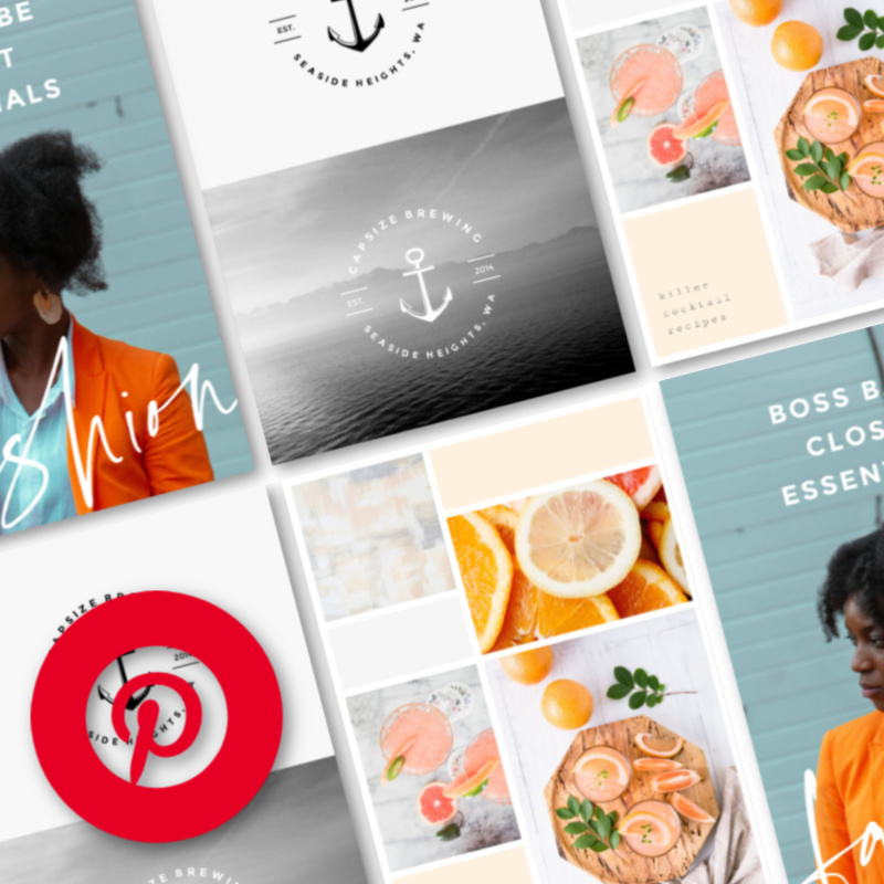 How to use templates to make a pinterest pin