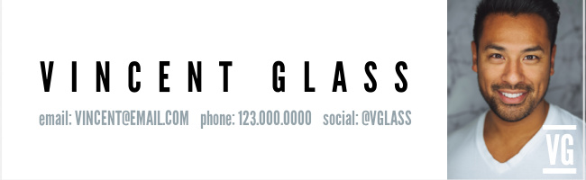 Professional email signature creator template at PicMonkey