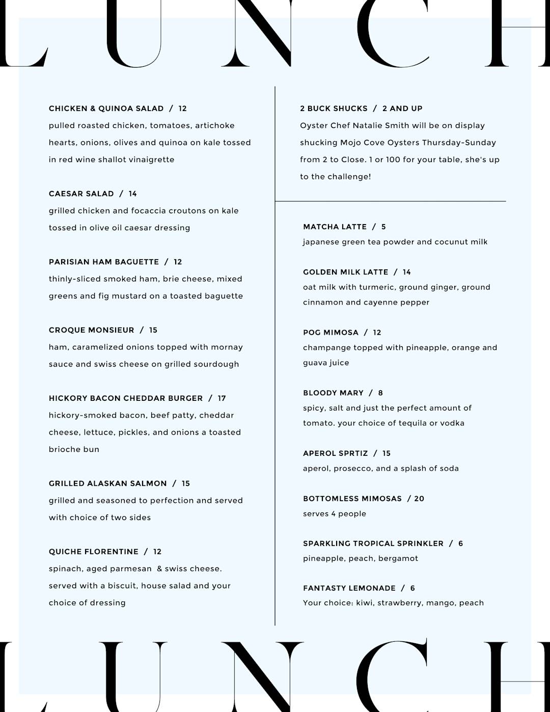 Menu Templates | Create Multi-Page Menus | PicMonkey