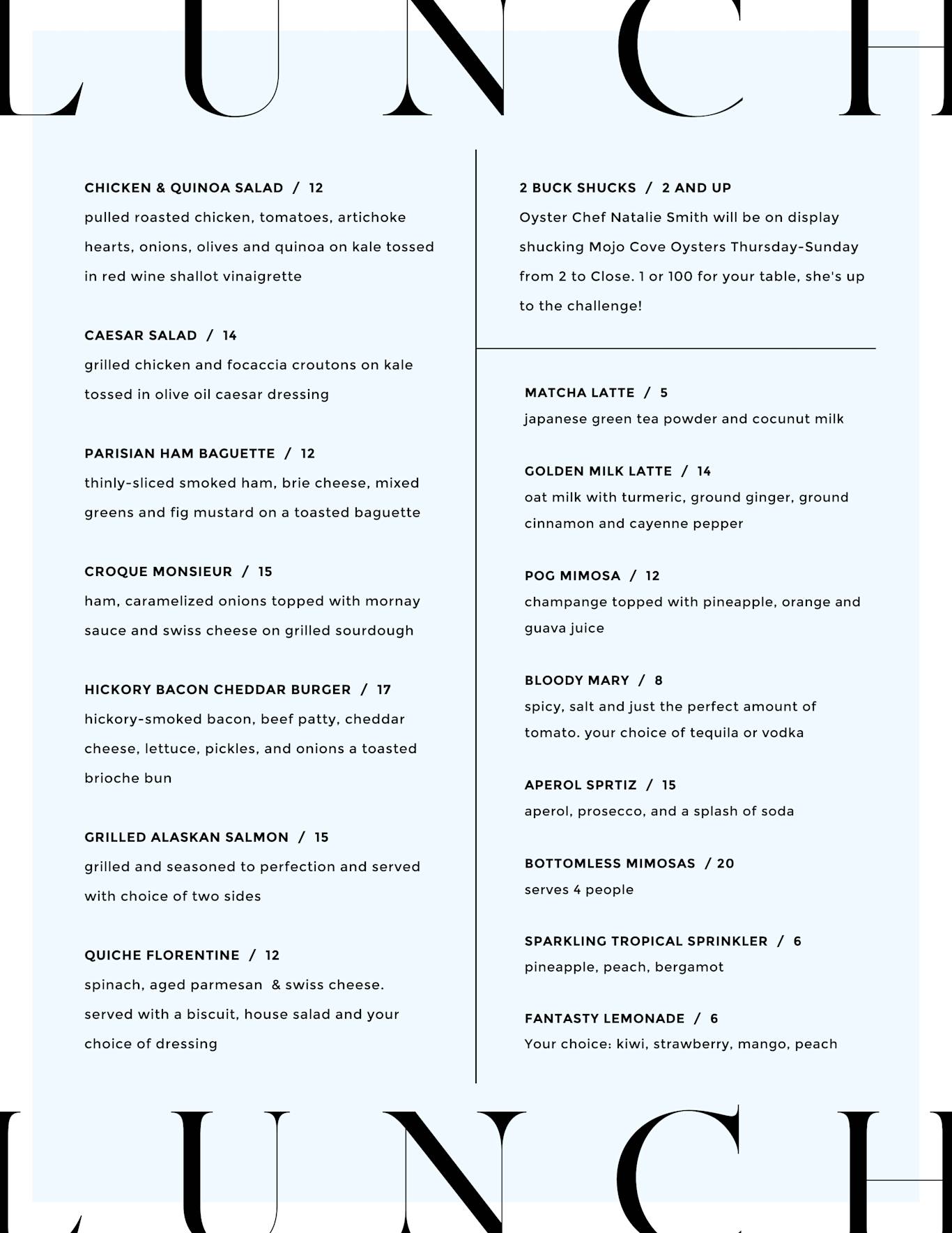 Menu Templates | Create Multi-Page Menus | PicMonkey