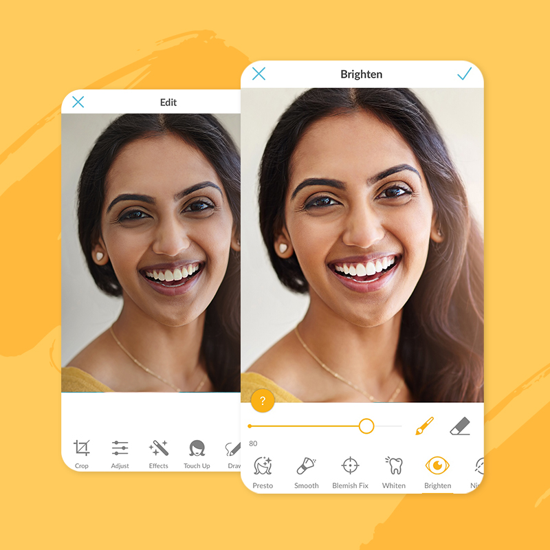 how to use picmonkey's Mobile Touch-Up Tools