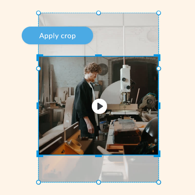 How to crop video to fit for social media posts