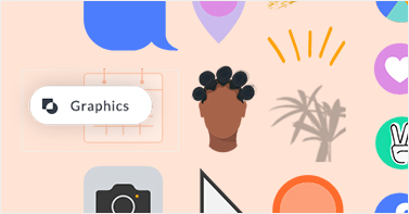 Various graphics available for use in PicMonkey.