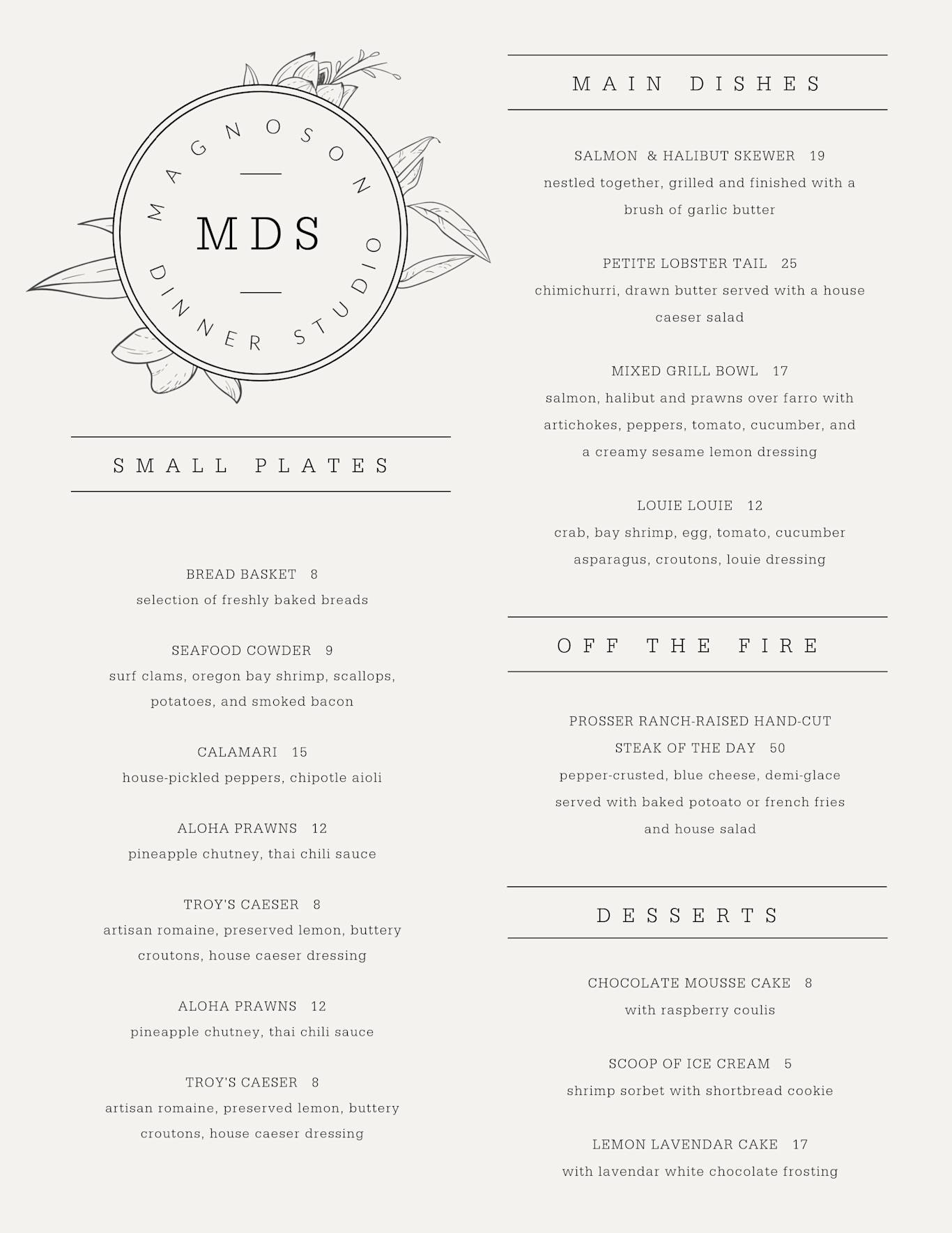 Menu Templates | Create Multi-Page Menus | PicMonkey
