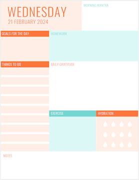 Pastel colored checklist template at PicMonkey