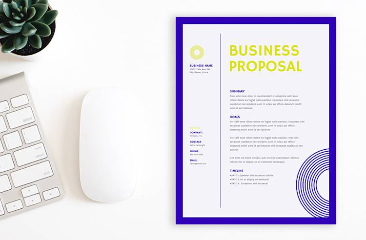 Proposal Header Example Business Proposal How-to | Design Tips | PicMonkey