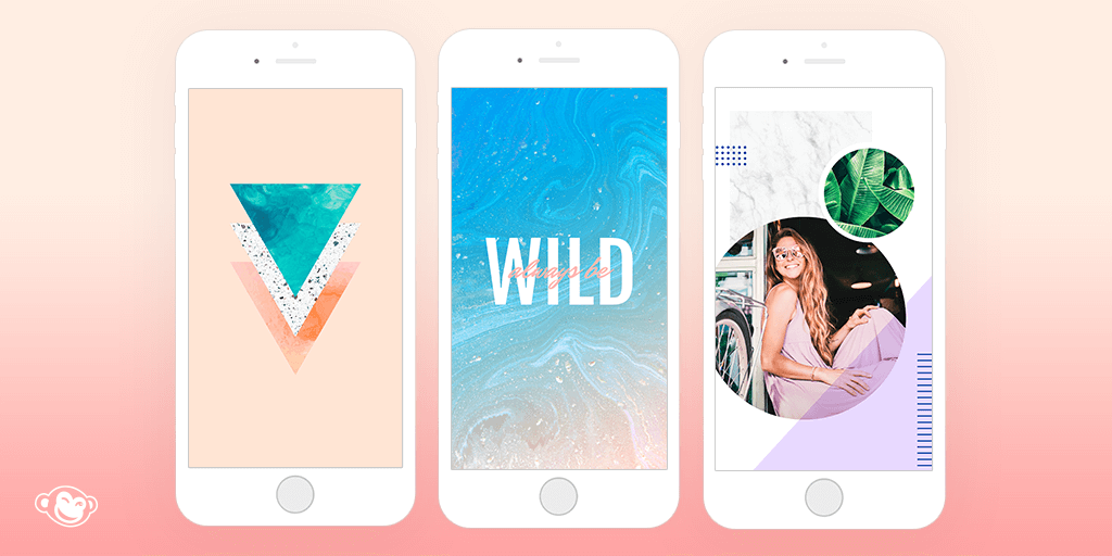 Free aesthetic phone wallpaper templates to customize