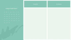 pastel greens printable monthly calendar template