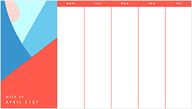 bright-work-week-calendar-template
