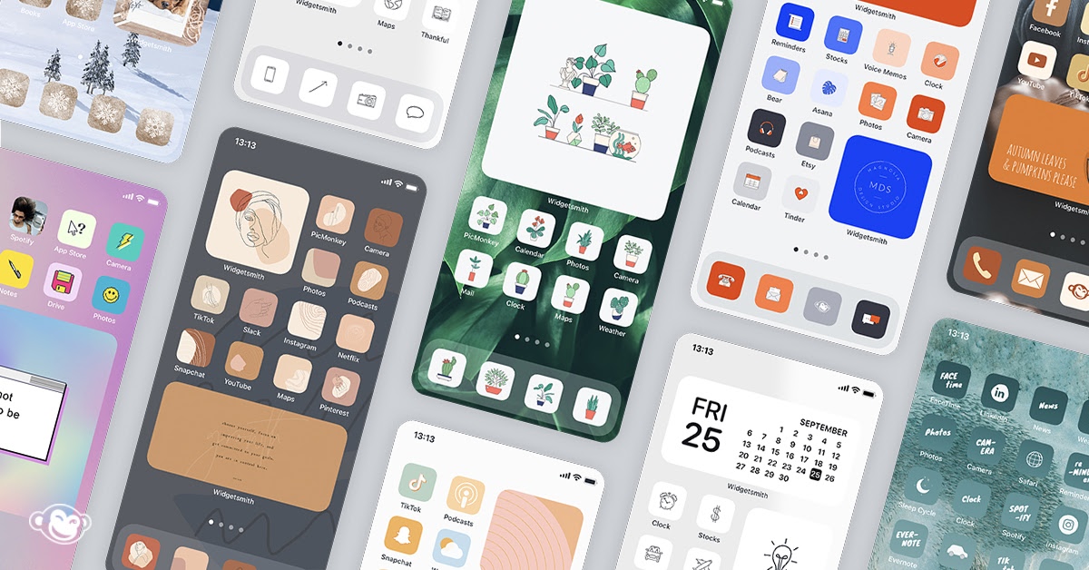 iOS 14 Home Screen Ideas  Make Aesthetic Backgrounds Online