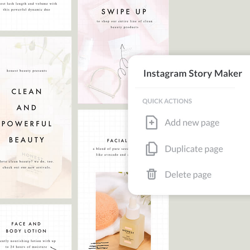 Create multi-slide Instagram Stories with PicMonkey's easy-to-use tools and templates