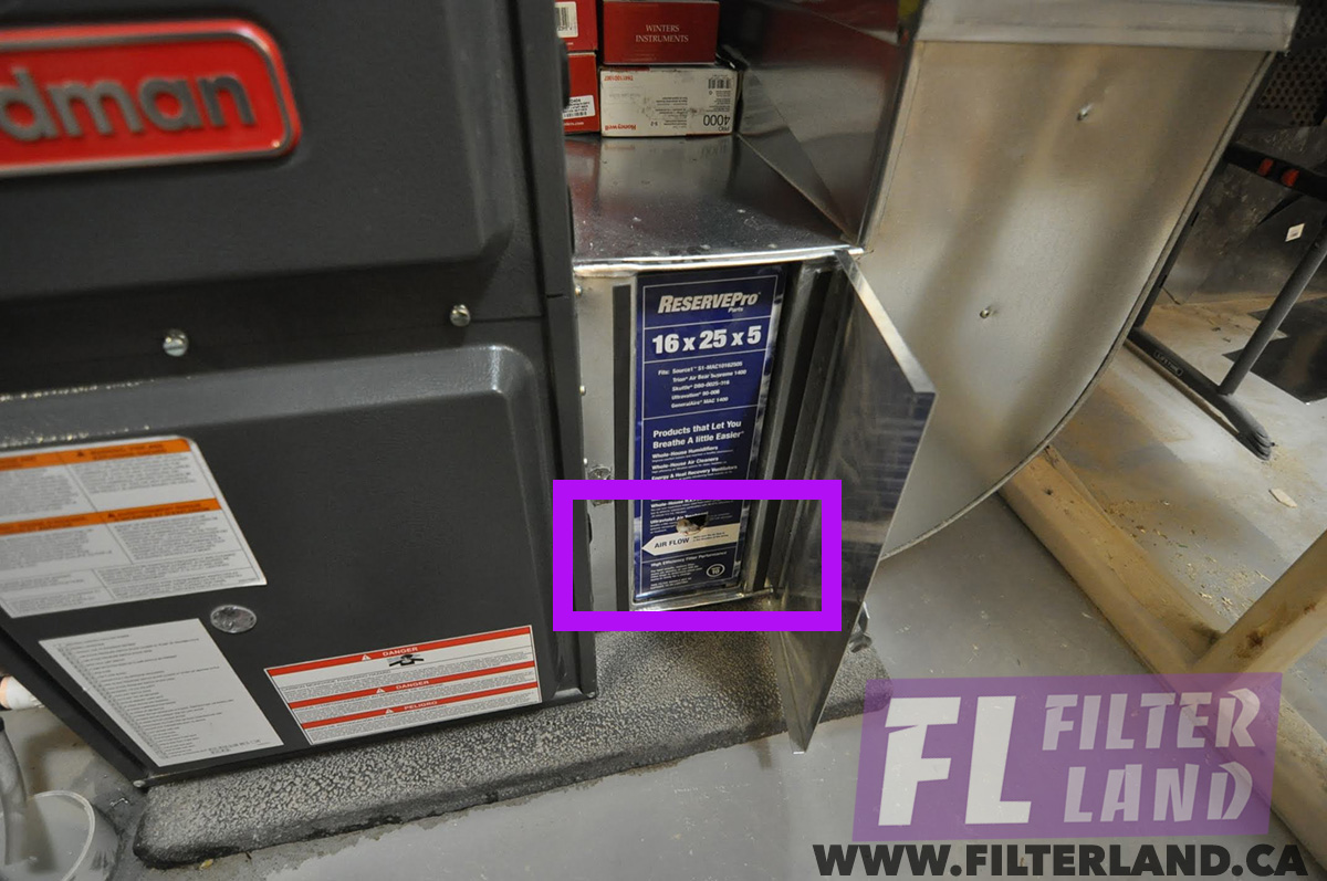 replacing furnace filter airflow direction