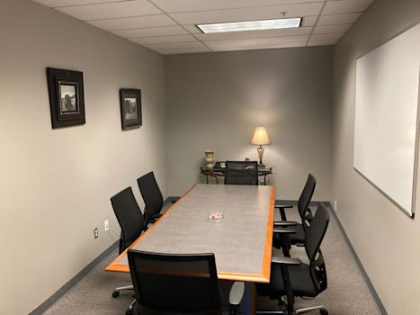 Photo of the Stable Room conference room on the 6th floor of Legacy Office Centers