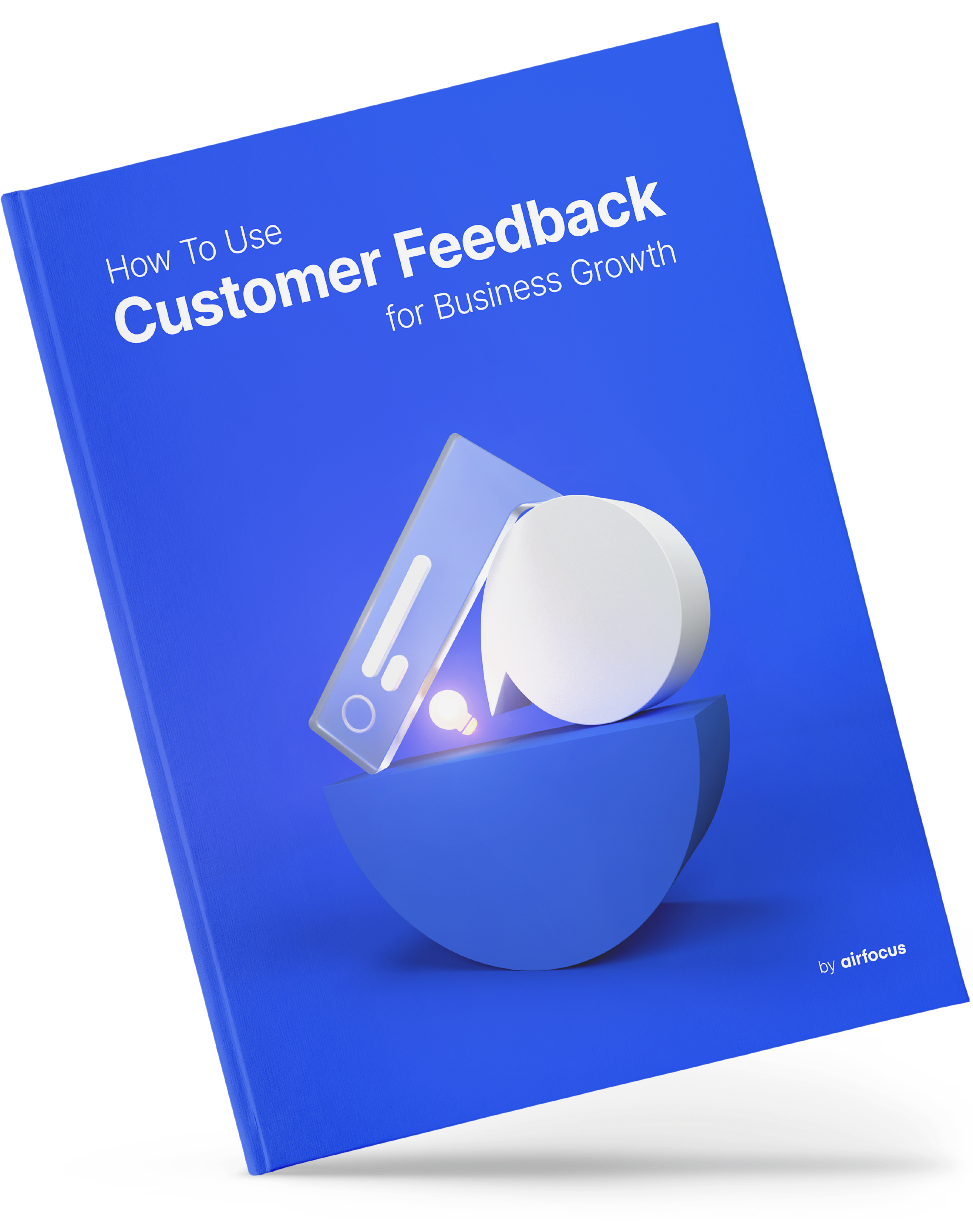airfocus eBook: How to use customer feedback for business growth - cover