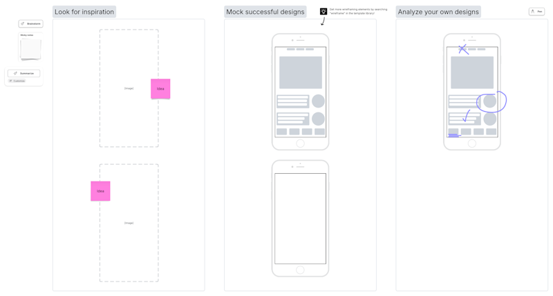 Lucid Look mock analyze template