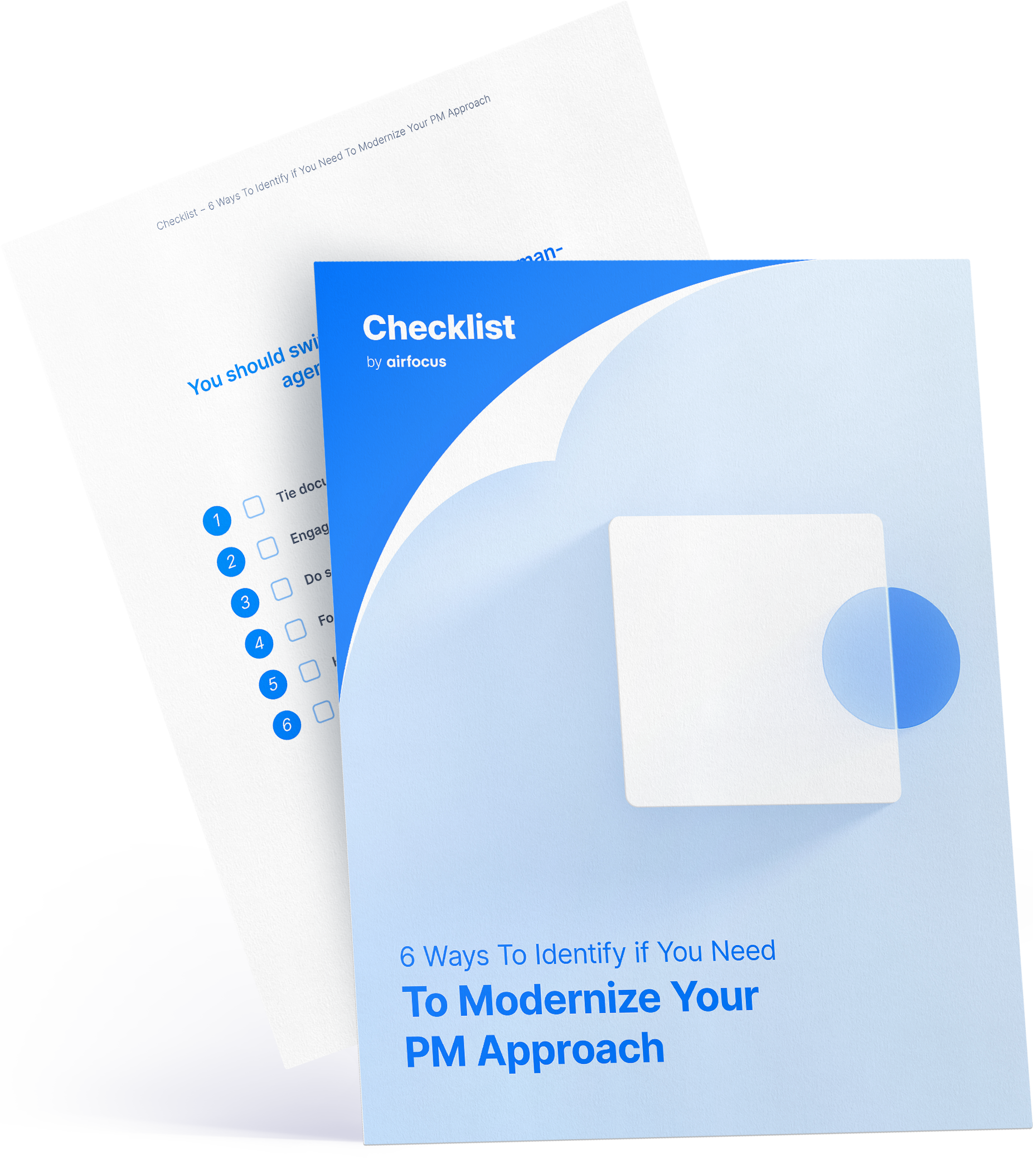 airfocus checklist: 6 ways to identify if you need to modernize your PM approach - cover