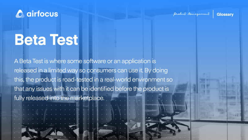 What is a Beta Test?