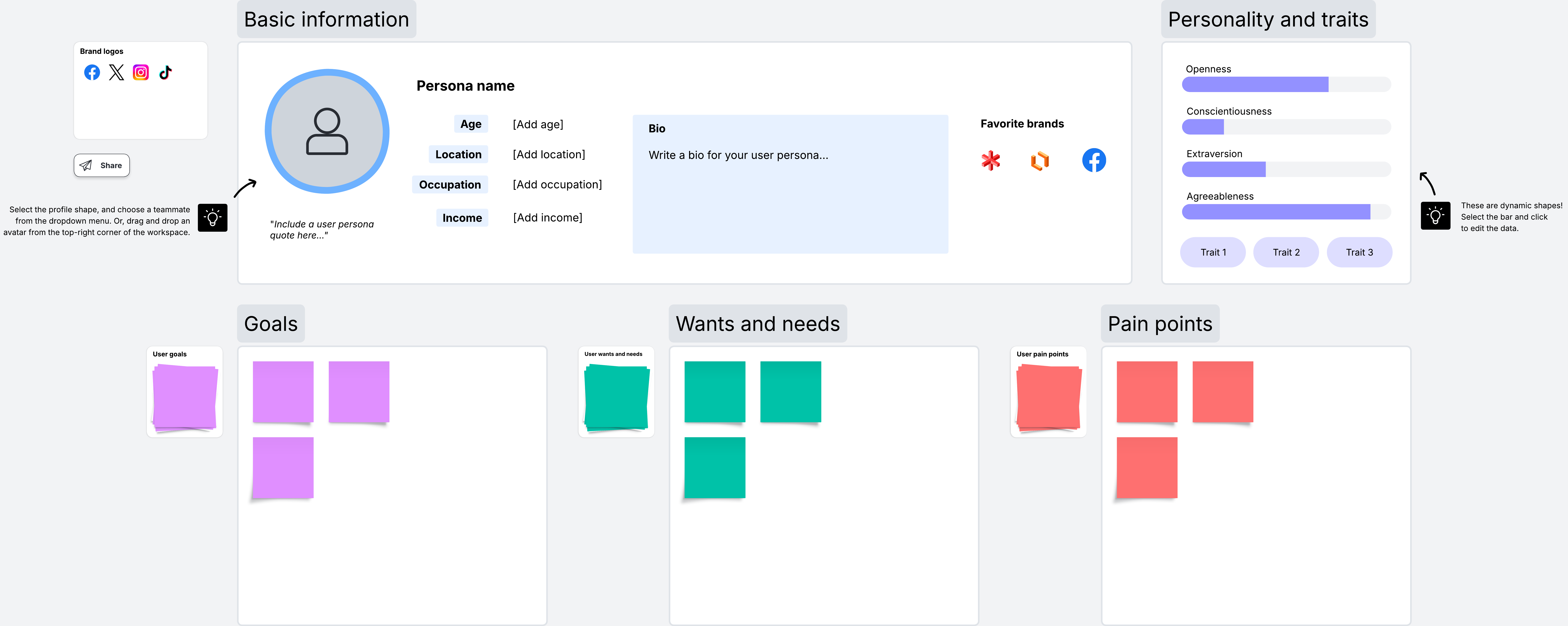 Lucid user persona template