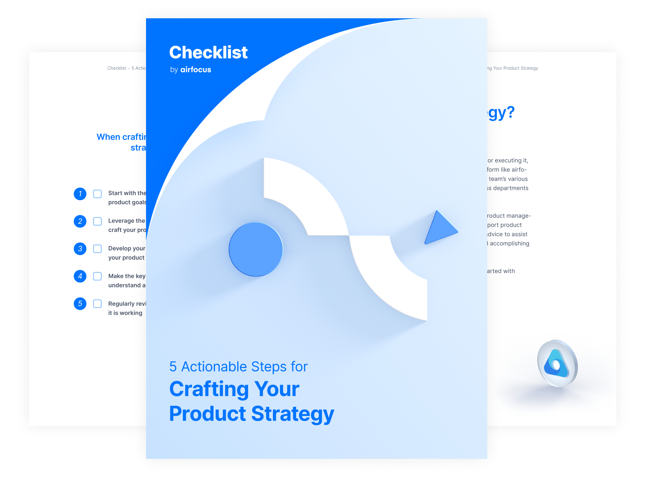 airfocus checklist: 5 actionable steps for crafting your product strategy - content