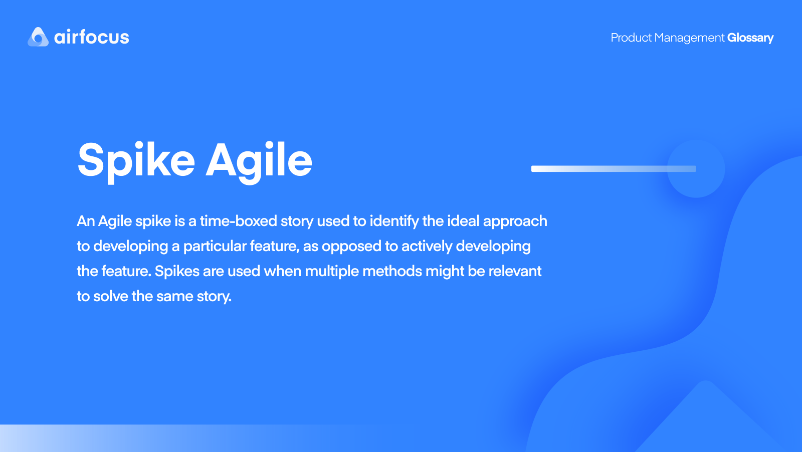 spike meaning agile development