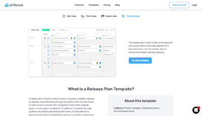 How to Create a Project Overview + 5 Project Overview Templates | airfocus