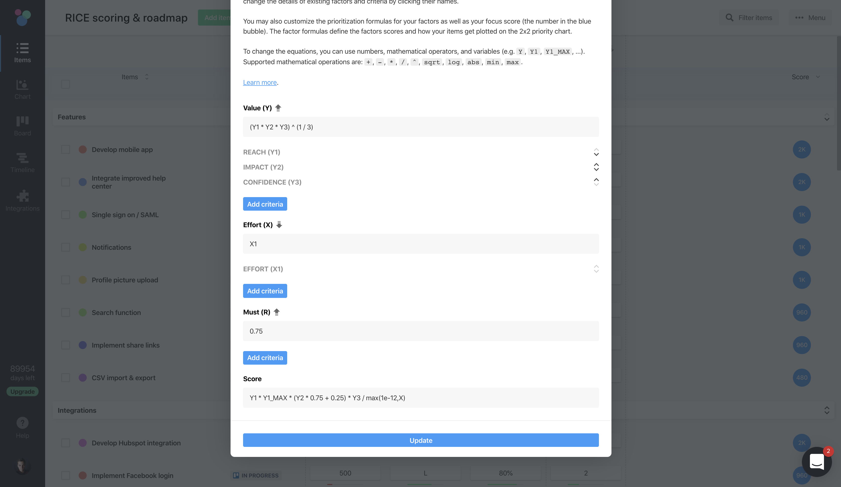 product-roadmap-custom-criteria