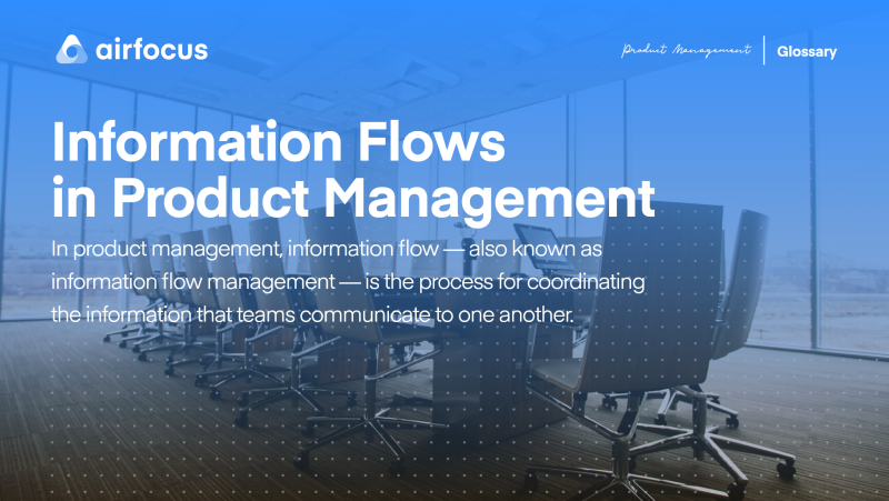 information flows in product management