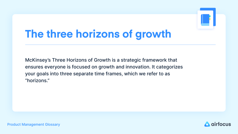 Three horizons of growth