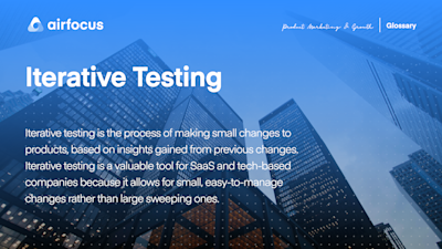 What Is Iterative Testing - Easy Definition and FAQ | airfocus