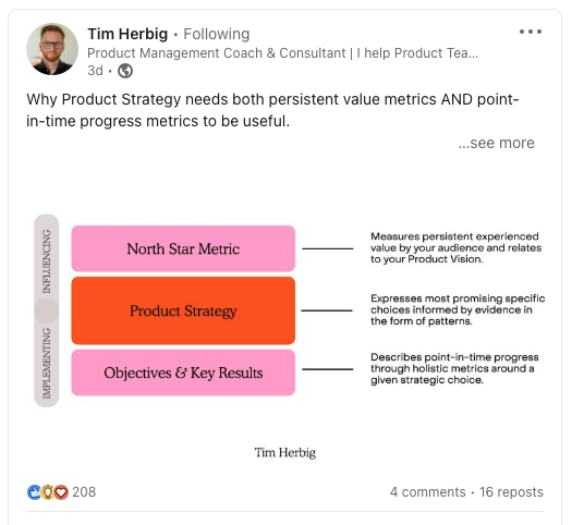 Tim Herbig on strategy metrics