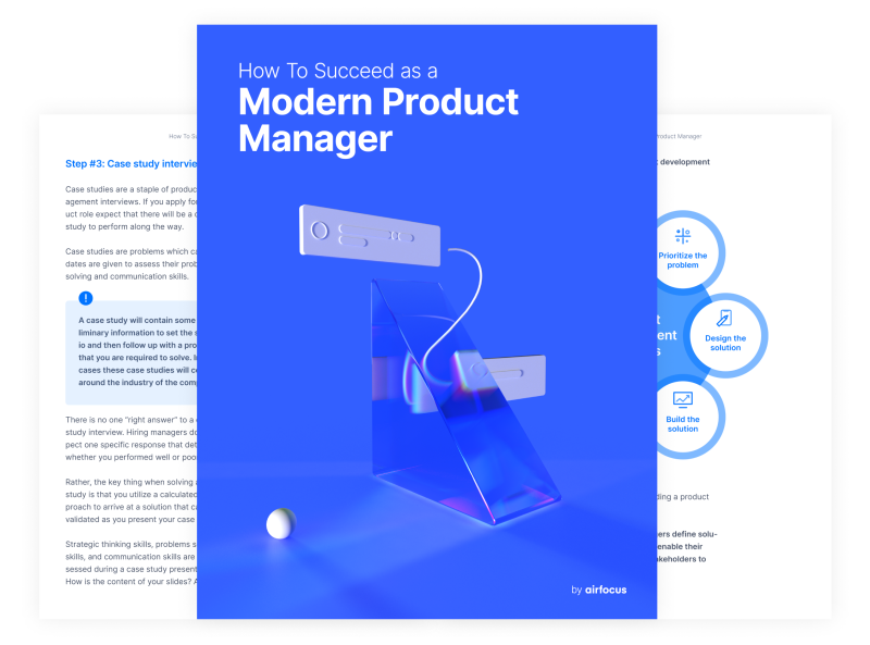 Modern product manager about