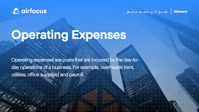 What Are Operating Expenses - Definition and FAQ | airfocus