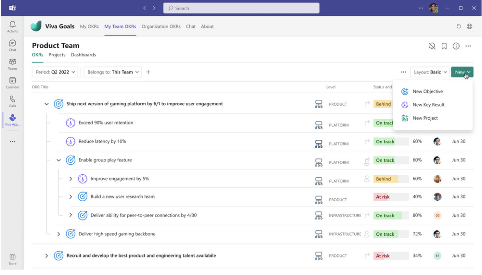 Microsoft viva goals