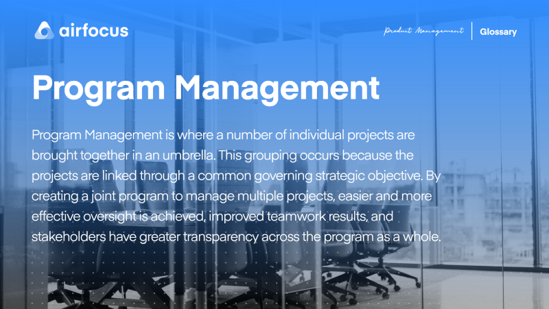 What is Program Management?