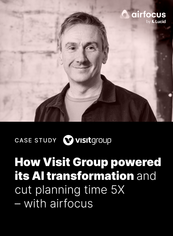 airfocus case study How Visit Group powered its AI transformation and cut planning time 5X – with airfocus