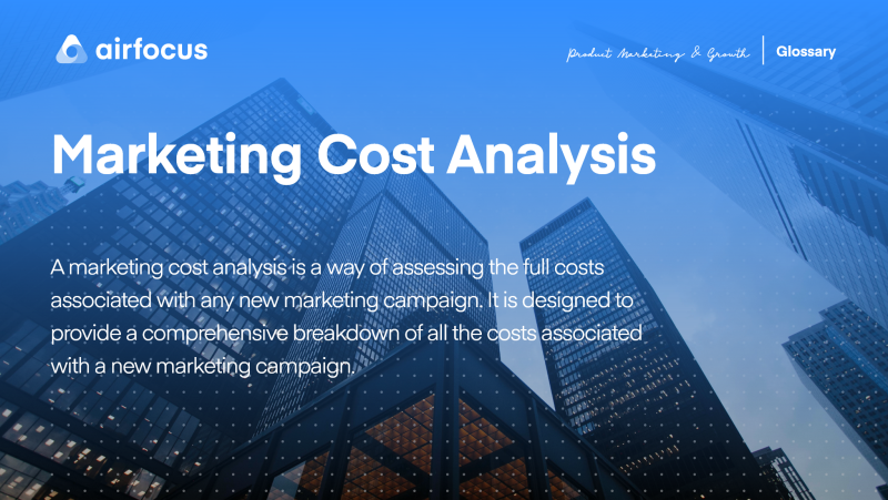 What is a Marketing Cost Analysis