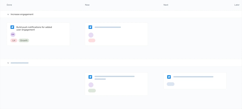 airfocus Outcome-based roadmap template