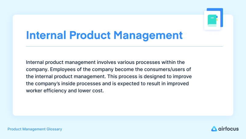 Internal product management