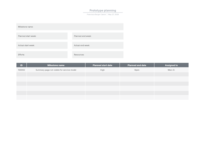 Lucid Prototype planning template